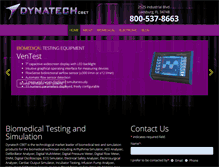 Tablet Screenshot of dynatech-cbet.com